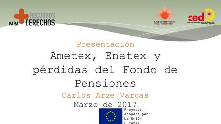 pérdidas del Fondo de Pensiones