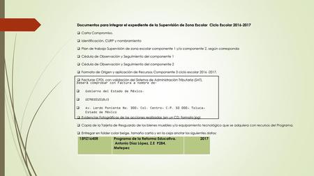 Programa de la Reforma Educativa.