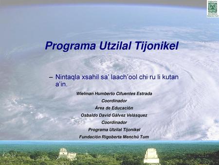 Programa Utzilal Tijonikel