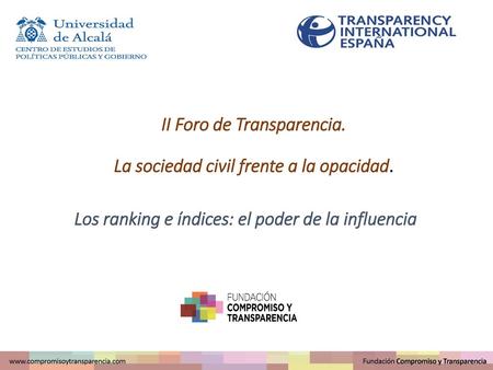 Los ranking e índices: el poder de la influencia