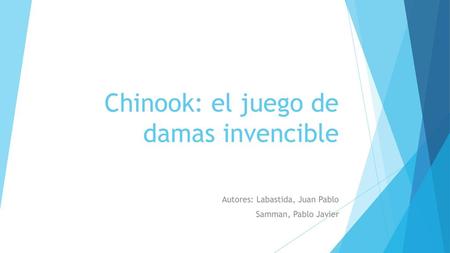 Chinook: el juego de damas invencible