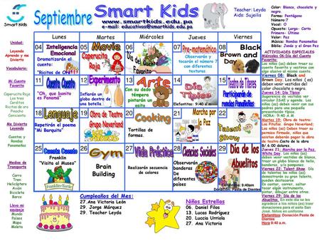 Black Brown and Day Marcha por la Paz Cuenta Cuento Smart Kids
