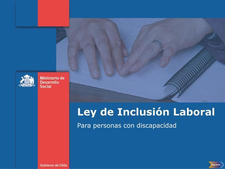 Ley de Inclusión Laboral
