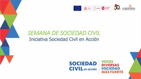 SEMANA DE SOCIEDAD CIVIL