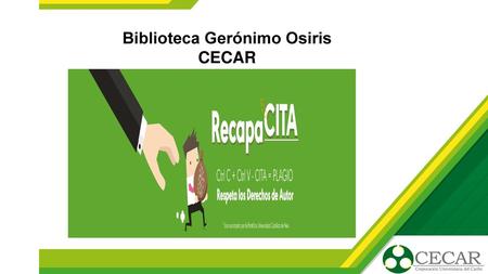 Biblioteca Gerónimo Osiris