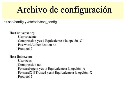 Archivo de configuración