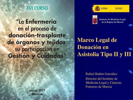 Marco Legal de Donación en Asistolia Tipo II y III