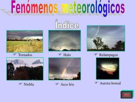 Fenómenos meteorológicos