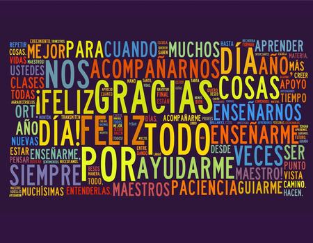 “¡Feliz día! Gracias por enseñarme a ver las cosas desde otro punto de vista y ayudarme a entenderlas.” Tomi.