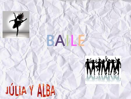 BAILE JÚLIA Y ALBA.