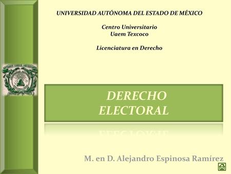 M. en D. Alejandro Espinosa Ramírez