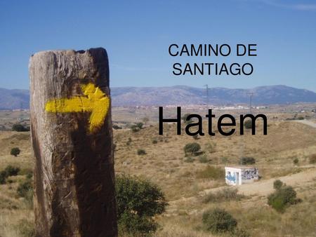 CAMINO DE SANTIAGO Hatem.
