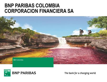 BNP PARIBAS COLOMBIA Corporacion financiera sa