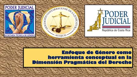 Enfoque de Género como herramienta conceptual para el juzgamiento de los delitos contra la Mujer