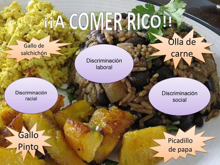 ¡¡A COMER RICO!! Olla de carne Gallo Pinto Picadillo de papa