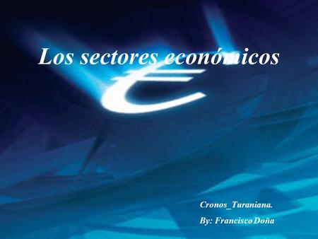 Los sectores económicos