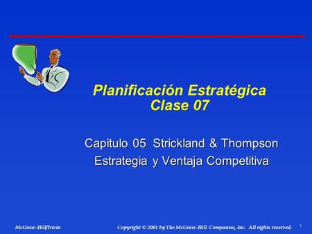 Planificación Estratégica Clase 07