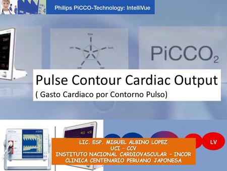 Pulse Contour Cardiac Output