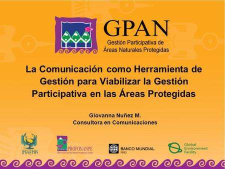 Giovanna Nuñez M. Consultora en Comunicaciones