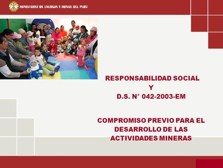 RESPONSABILIDAD SOCIAL COMPROMISO PREVIO PARA EL