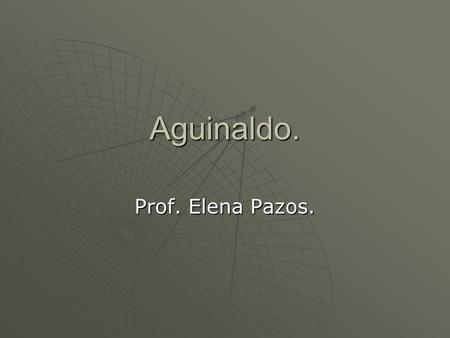 Aguinaldo. Prof. Elena Pazos.. ¿Qué entendemos por aguinaldo? También llamado sueldo anual complementario. Es una suma de dinero con naturaleza salarial.