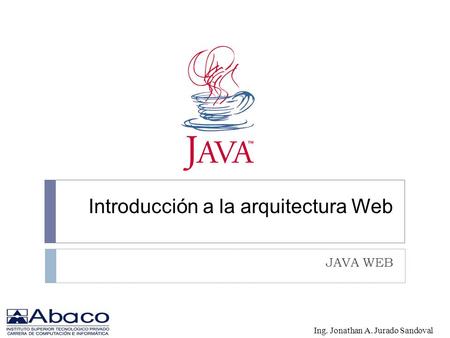 Introducción a la arquitectura Web