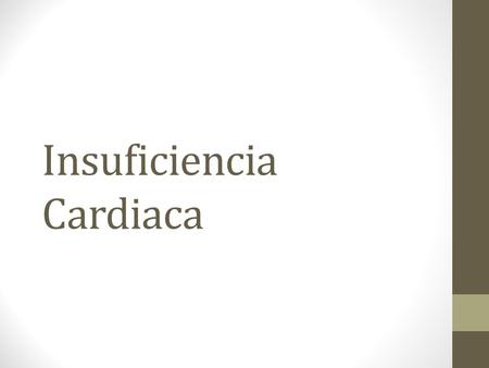 Insuficiencia Cardiaca