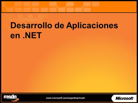 Desarrollo de Aplicaciones