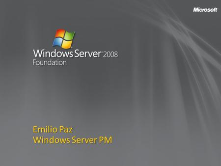 Emilio Paz Windows Server PM