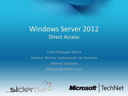 Windows Server 2012 Direct Access