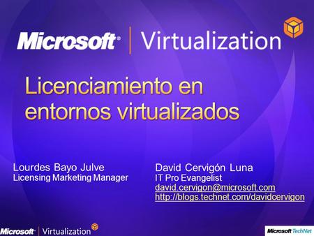 Licenciamiento en entornos virtualizados