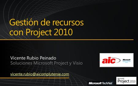 Gestión de recursos con Project 2010