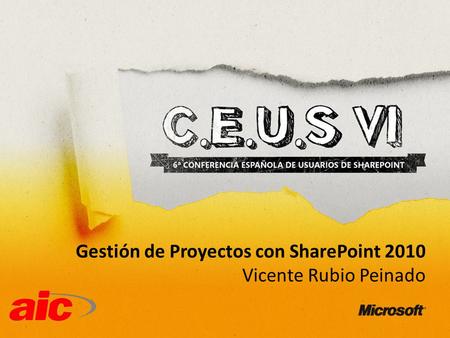 Gestión de Proyectos con SharePoint 2010