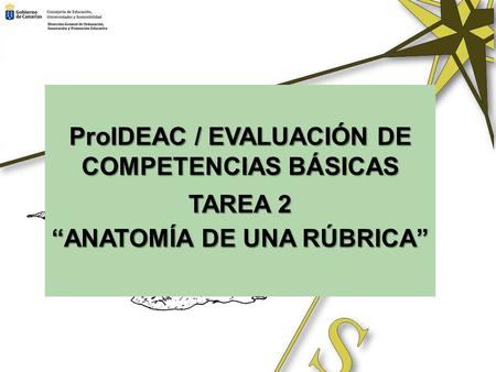 ProIDEAC / EVALUACIÓN DE COMPETENCIAS BÁSICAS TAREA 2