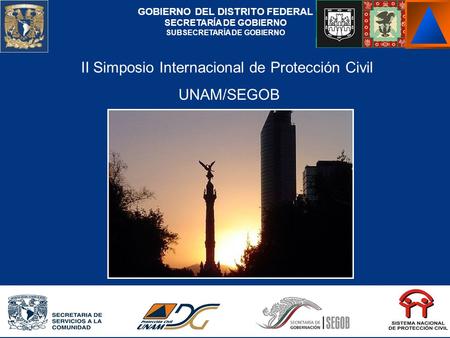 II Simposio Internacional de Protección Civil UNAM/SEGOB