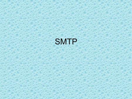 SMTP.
