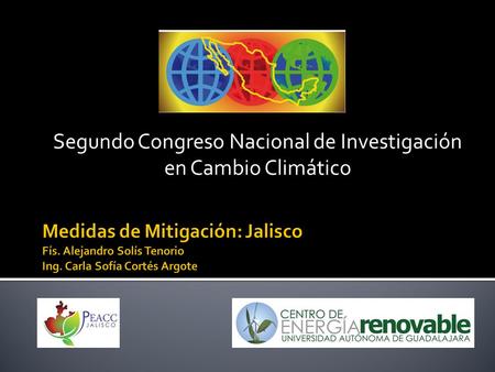Segundo Congreso Nacional de Investigación en Cambio Climático.