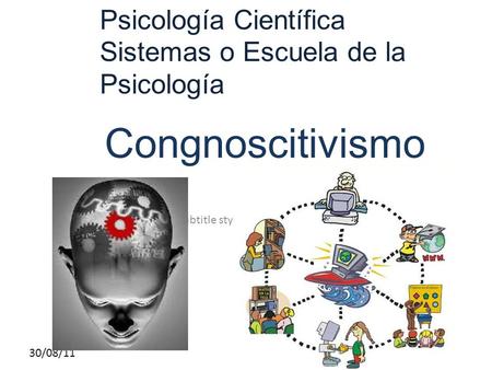 Congnoscitivismo Psicología Científica