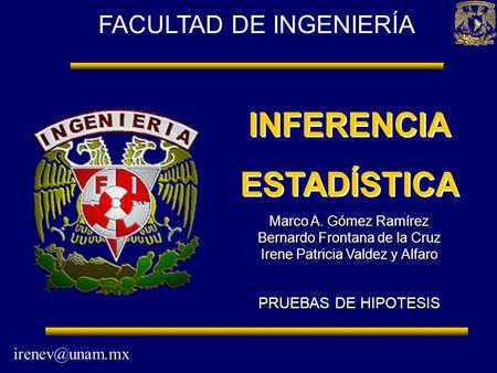 INFERENCIA ESTADÍSTICA