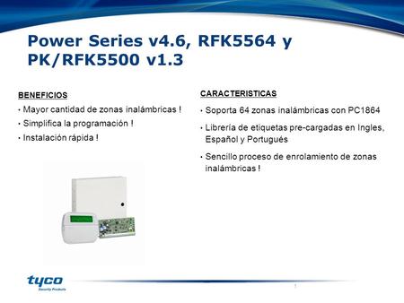 Power Series v4.6, RFK5564 y PK/RFK5500 v1.3