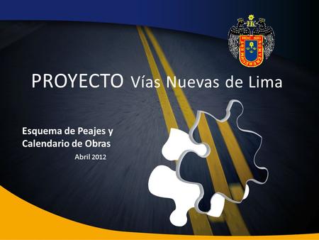 PROYECTO Vías Nuevas de Lima