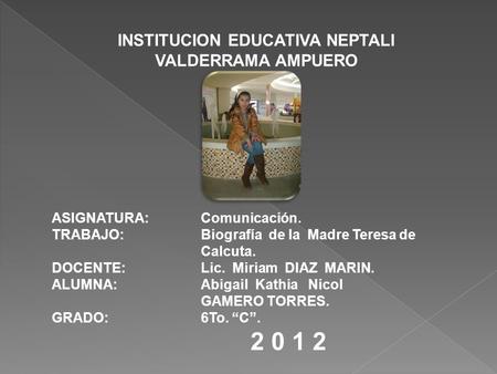 INSTITUCION EDUCATIVA NEPTALI VALDERRAMA AMPUERO