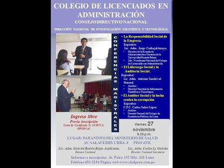 COLEGIO DE LICENCIADOS EN ADMINISTRACIÓN