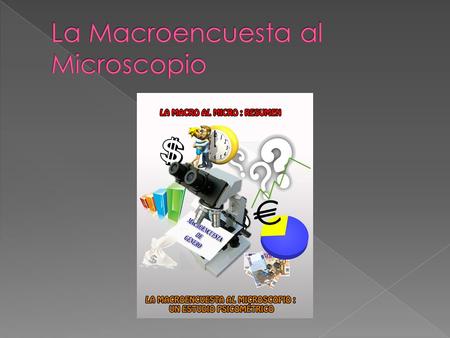 La Macroencuesta al Microscopio