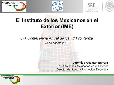 El Instituto de los Mexicanos en el Exterior (IME)