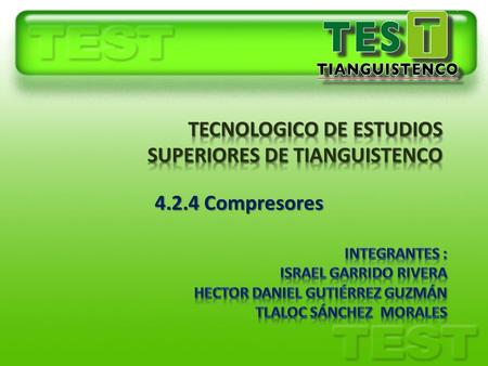 TECNOLOGICO DE ESTUDIOS SUPERIORES DE TIANGUISTENCO