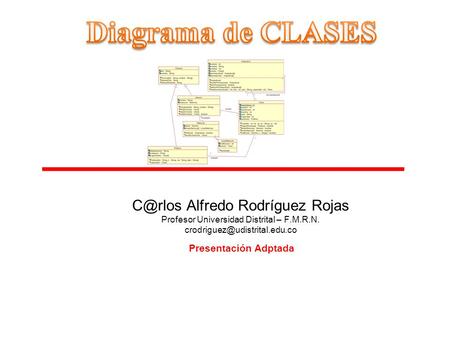 Diagrama de CLASES Alfredo Rodríguez Rojas