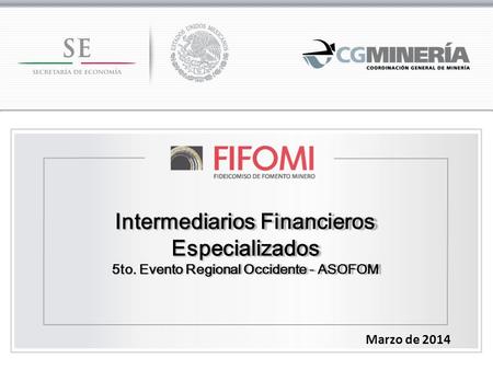 Intermediarios Financieros Especializados 5to