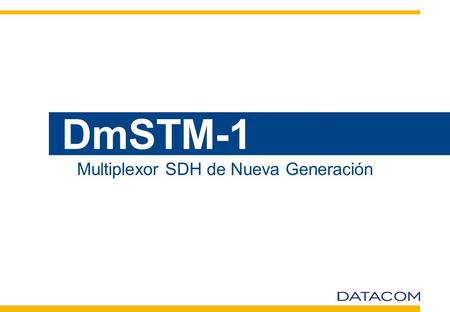 Multiplexor SDH de Nueva Generación