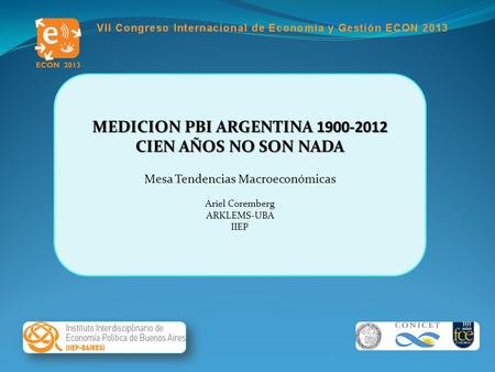 MEDICION PBI ARGENTINA